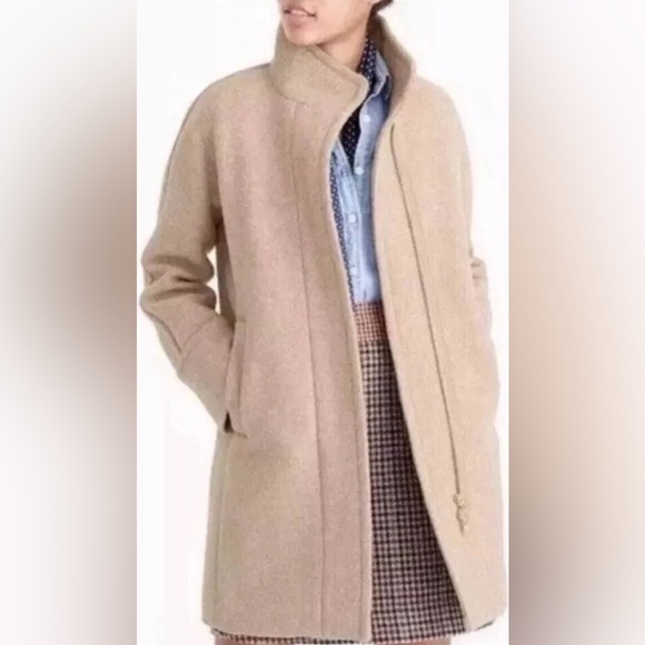 J. Crew Jackets & Blazers - J.Crew Italian Stadium Cloth Wool Coat by Nello Gori – Size 4